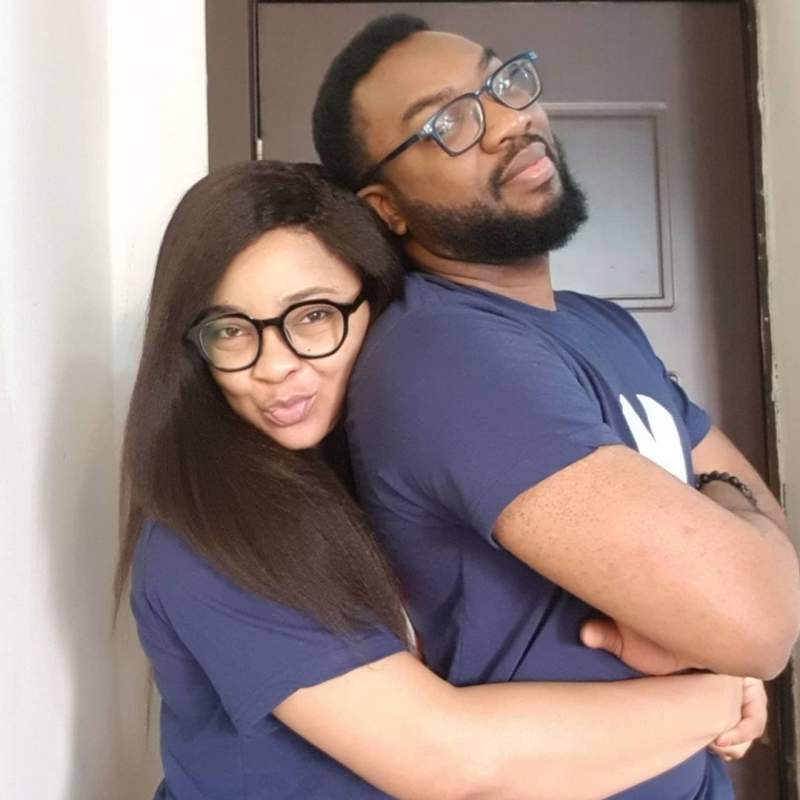 Linda Ejiofor and husband, Ibrahim Suleiman