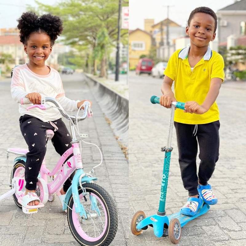 "Happy sweetest #4th birthday to my double double" - Paul Okoye celebrates his twins