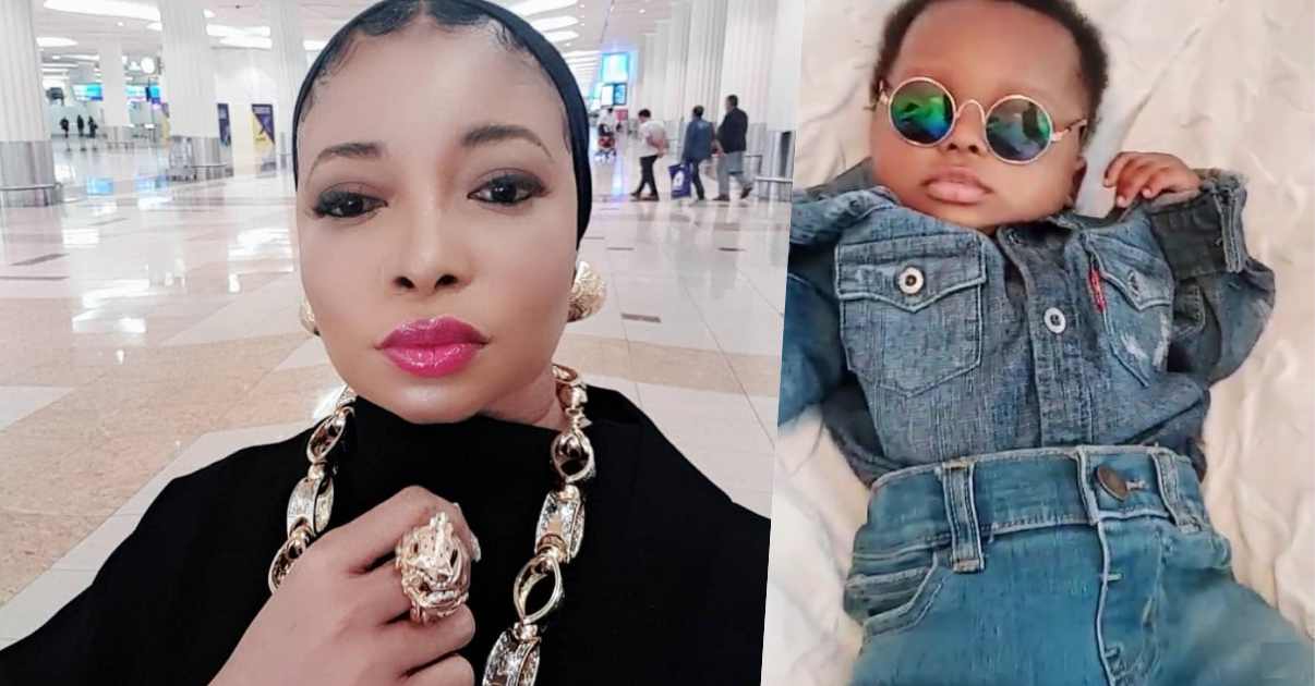 Lizzy Anjorin celebrates daughter as she clocks two months old (Video)