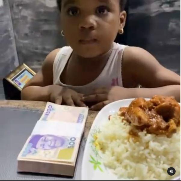Dike Osinachi Daughter N50K Food Plate
