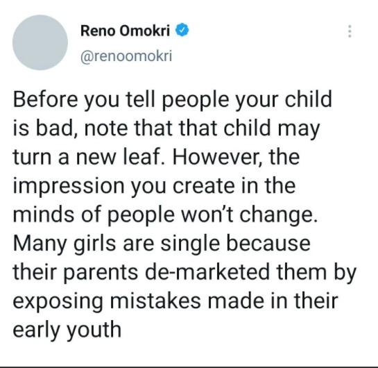 reno omokri parents de-marketed