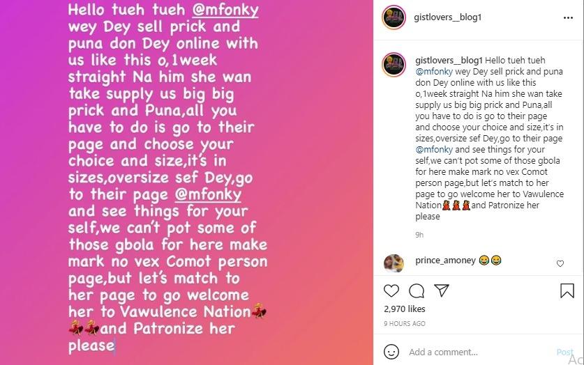 Nkechi Blessing debt N100k