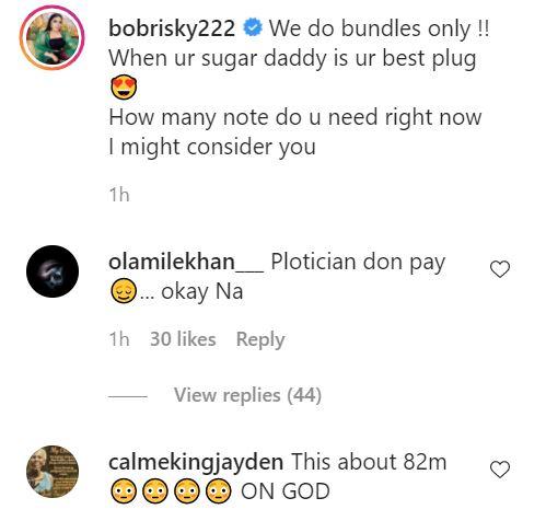 "You must be pushing drugs" - Reactions as Bobrisky flaunts $100 million in cash (Video)