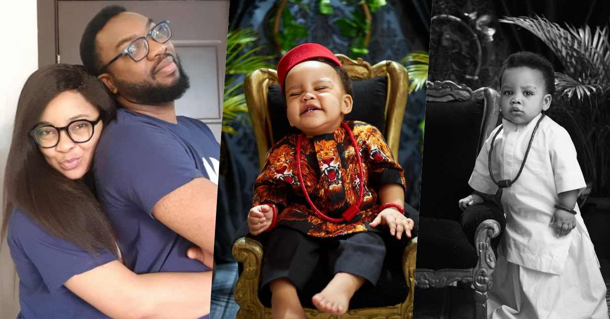 Linda Ejiofor and husband, Ibrahim Suleiman celebrate son's first birthday