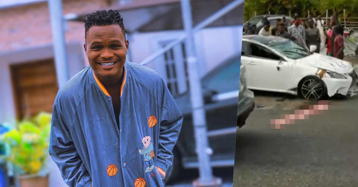 Comedian Oluwadolarz involved in ghastly car accident (Video)