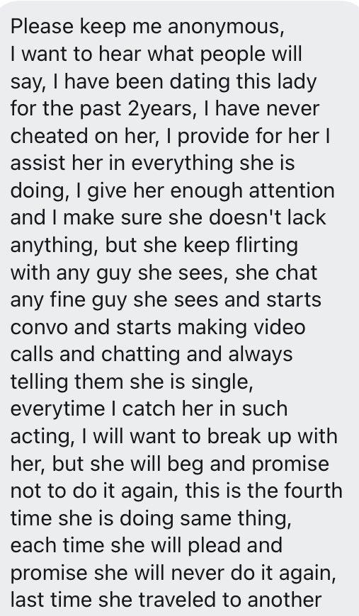 Man cheating girlfriend advice