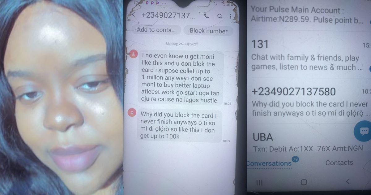 Lady cries out after her dad got a message from the individual who defrauded him bragging about the treacherous act