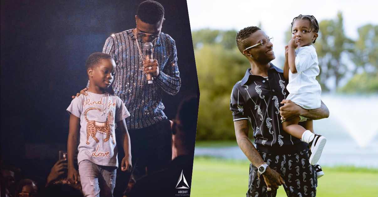 Wizkid's sons, Boluwatife and Zion celebrate father on his 31st birthday