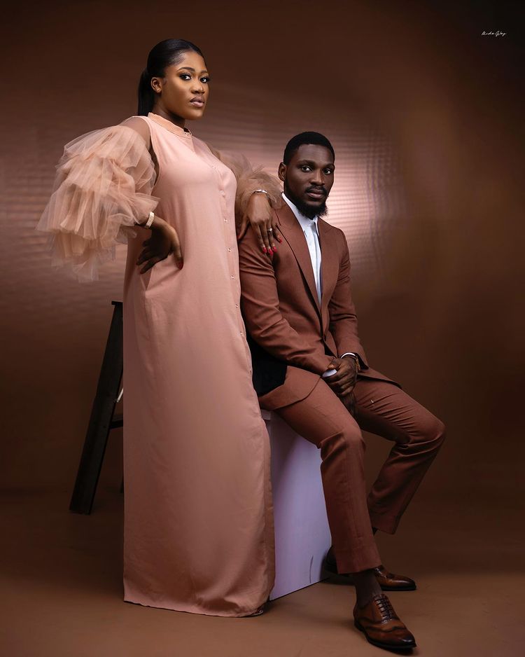 Tobi Bakre gushes over his bride-to-be, shares more pre-wedding photoshoot with bride-to-be
