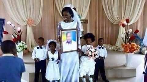 Nigerian lady wedding photo