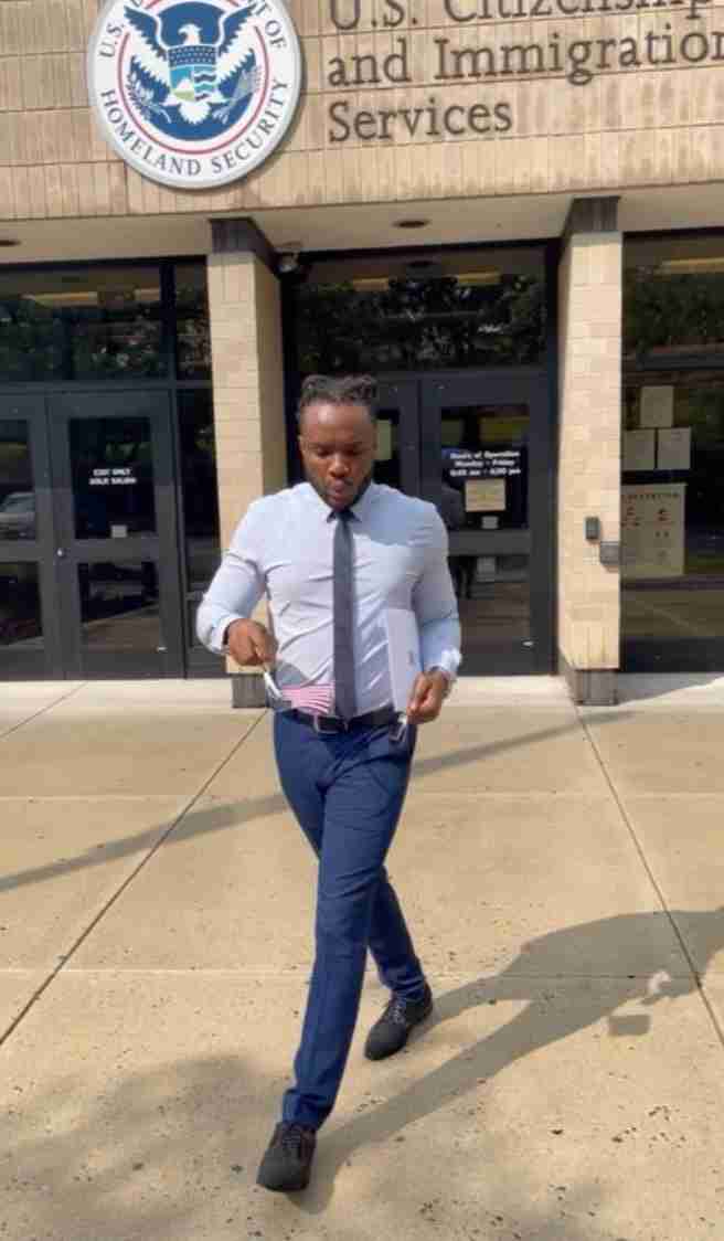 Chief Obi becomes a US citizen