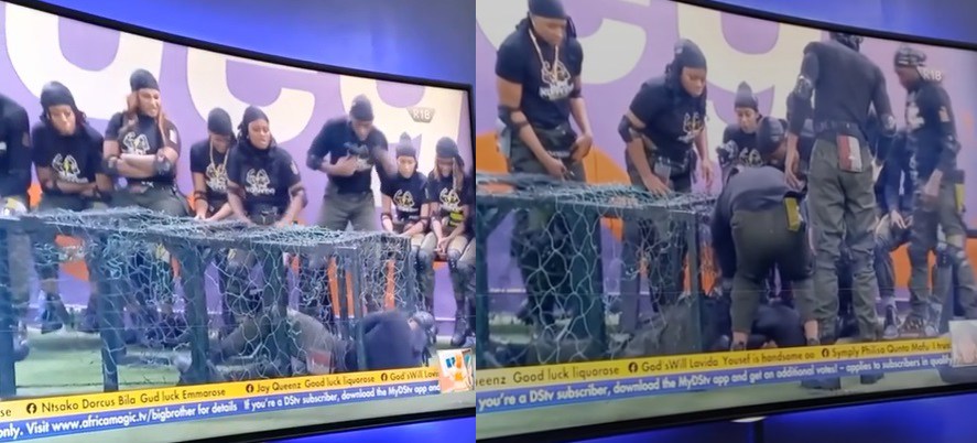 #BBNaija: Emmanuel sustains injury during sponsored task (Video)