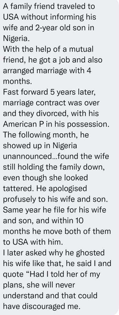 Man gives shocking reason for abandoning wife & 2-year-old son for 5 years to work abroad