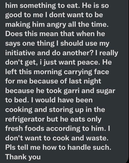 21-year-old lady cries out for help on how to please 36-year-old husband