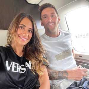 Messi and Antonella