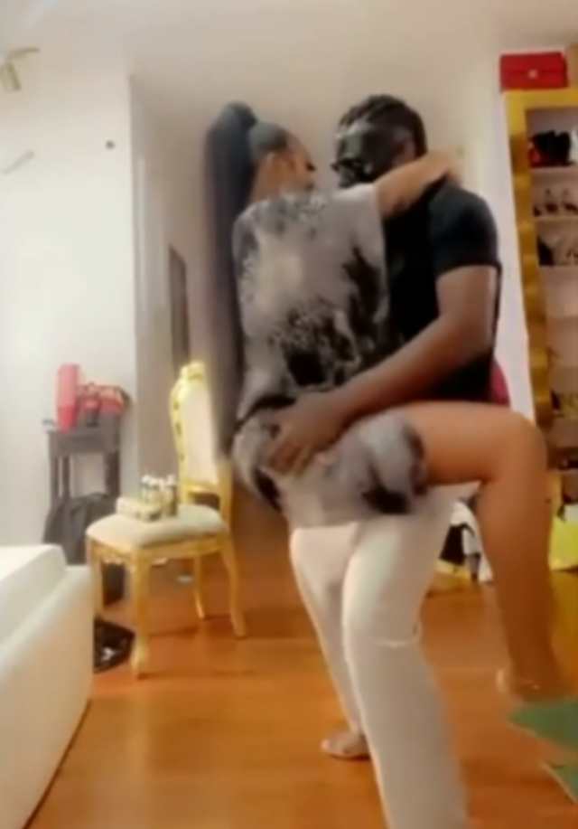 Celebrity stylist, Toyin Lawani and husband tension fans with display of love (Video)