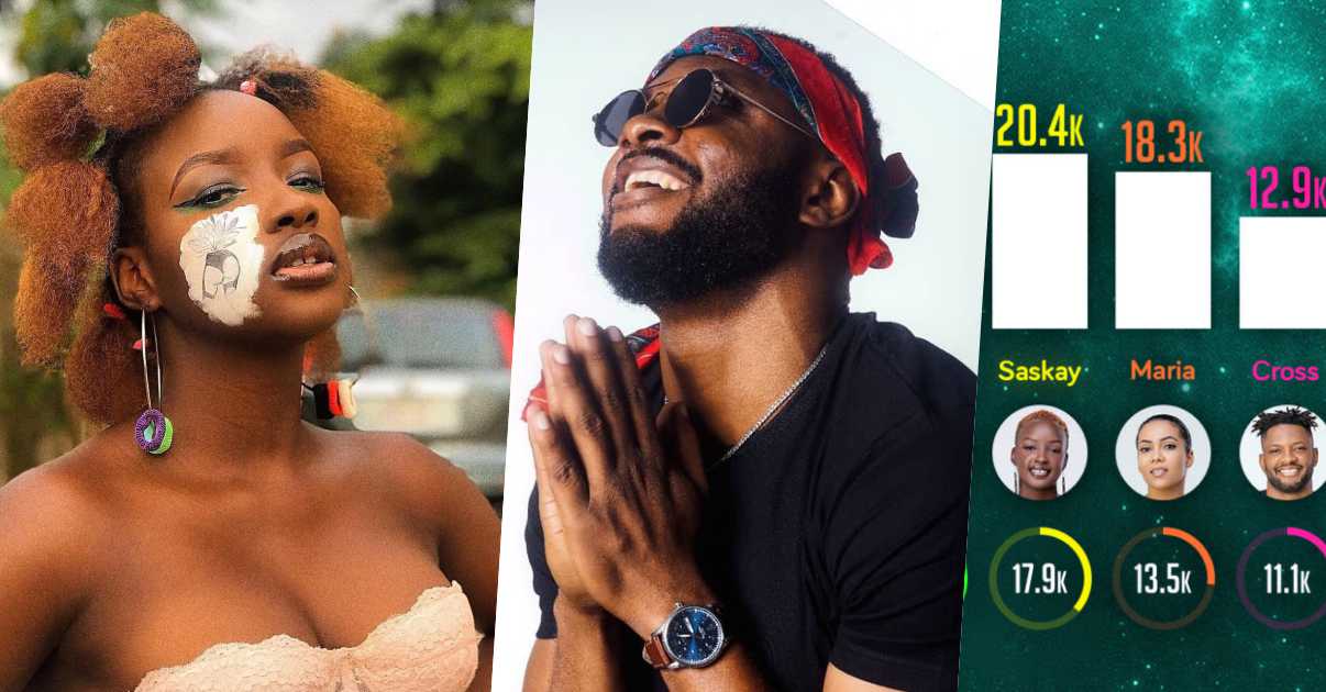 #BBNaija: Cross and Saskay secure spaces on Top Five Most Talked About Housemate