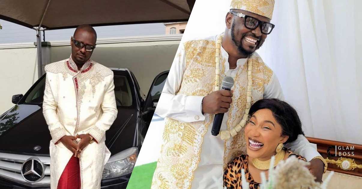 "Is Instagram my father's company" - Tonto Dikeh's lover makes U-turn on clarifying cheating rumor