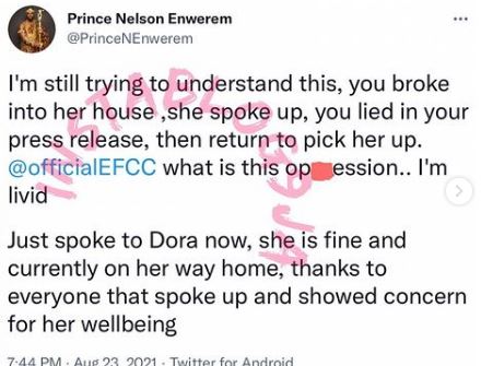 EFCC Prince Dorathy House