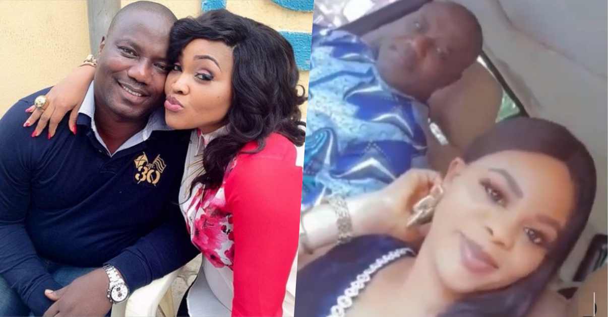 Mercy Aigbe's husband, Lanre Gentry finally unveils face of new lover (Video)