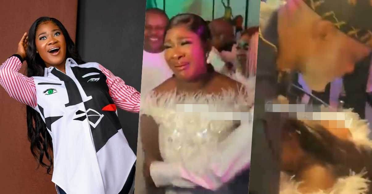 Mercy Johnson burst into tears on seeing RMD, others at surprise birthday party (Video)
