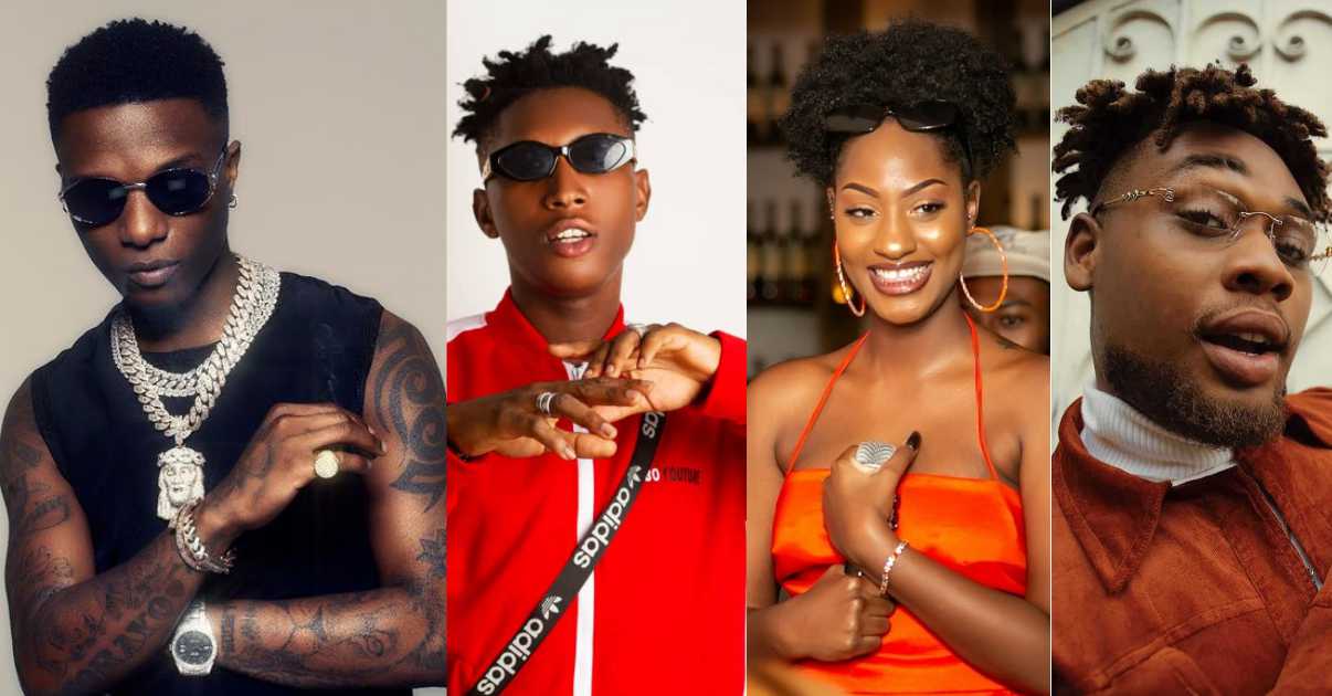 "I'm not the best in this" - Wizkid says as he rains praises on Bella Shmurda, Tems, Buju