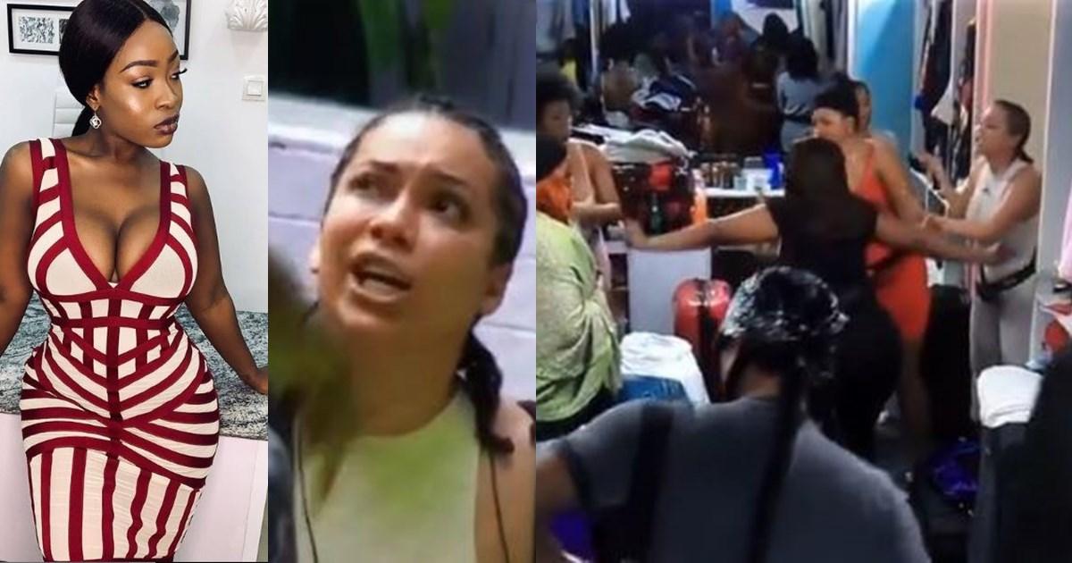 #BBNaija: Maria and Jackie B fight dirty over yesterday's disagreement