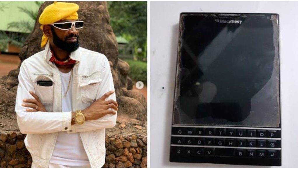 Actor Sylvester Madu reflects on the time he borrowed money to buy a Blackberry passport phone so he can 'belong'