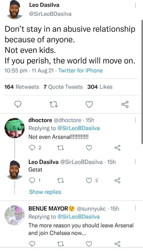 Leo Dasilva abusive relationship