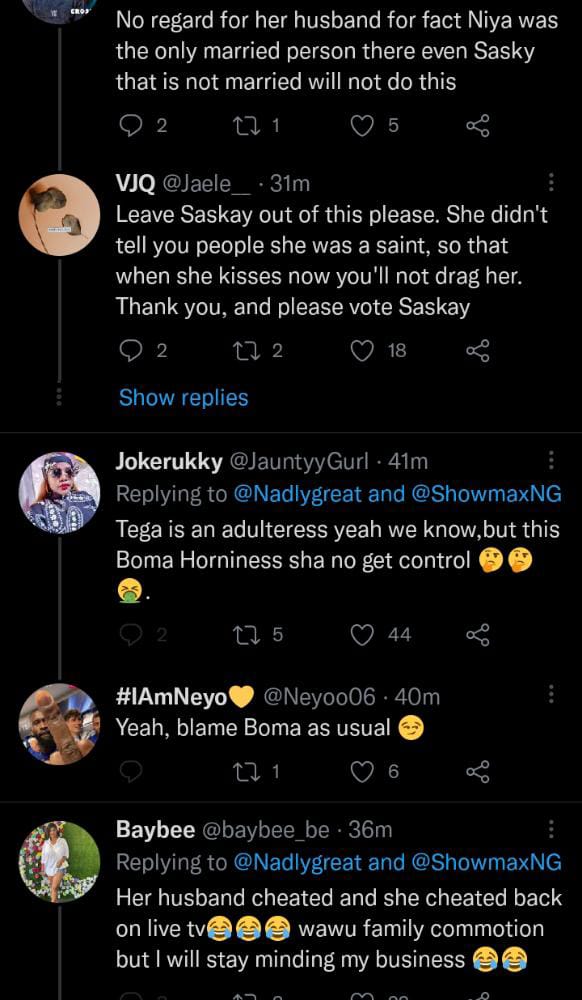 Tega cheating husband