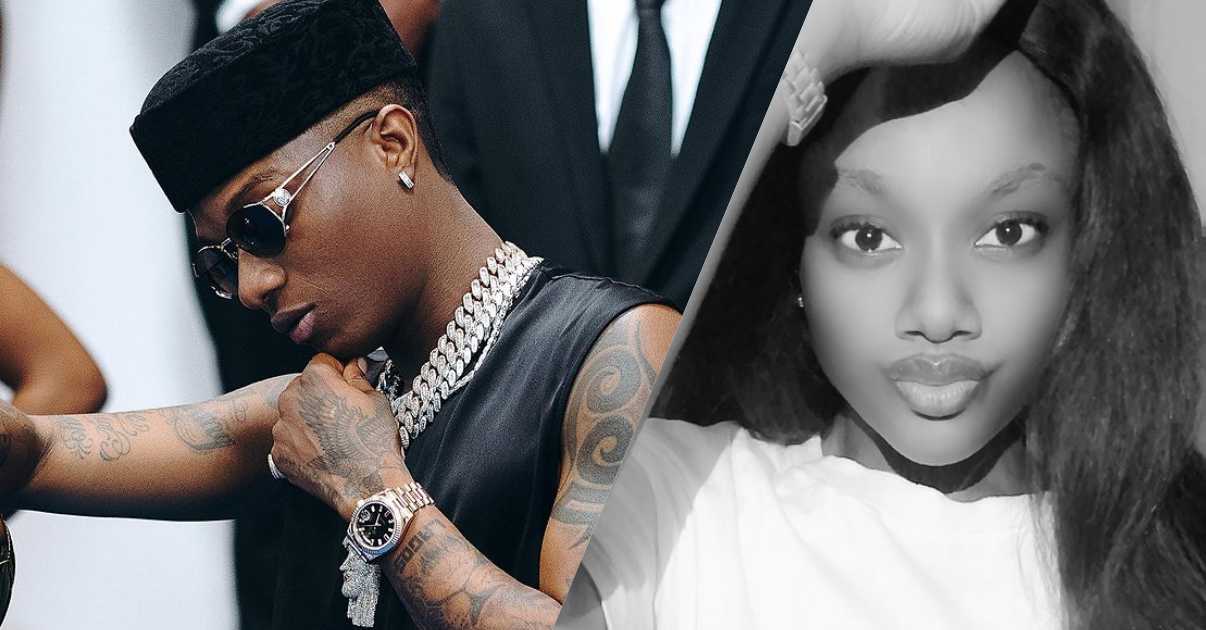 "I'll follow Wizkid home for two weeks if he attends my wedding" - Lady dragged to filth over claim