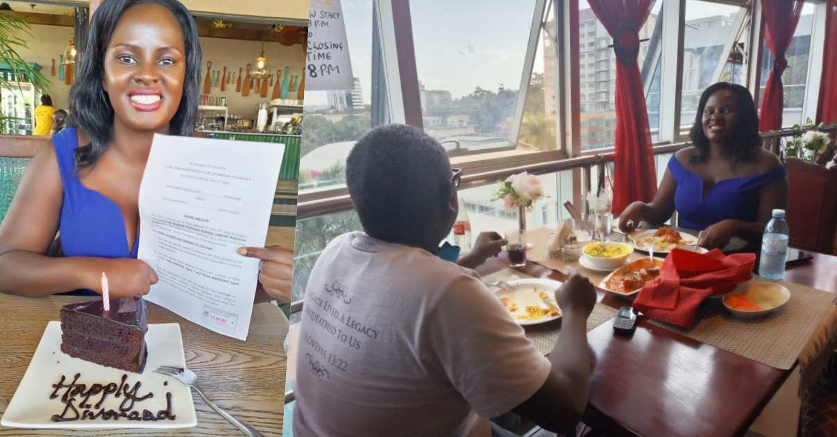 Couple celebrate divorce with lunch date after six years of separation