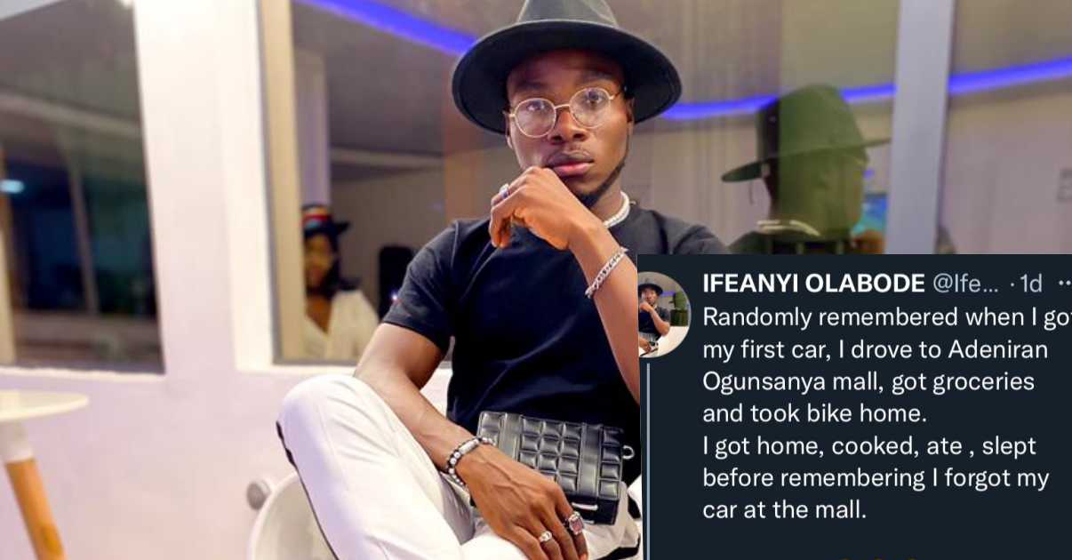 Man narrates how hard it was for him to get used to his first car