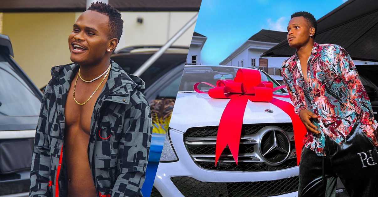 Comedian, Oluwadolarz gifts himself a new Mercedes Benz