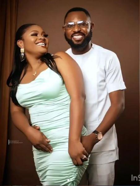 #BBNaija: Tega's husband Ajmoney celebrates wife on their 4th wedding anniversary (Video)