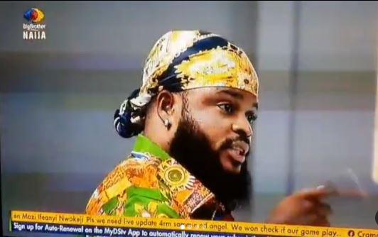 #BBNaija: Maria and Whitemoney gets into heated argument as he insists that he had prior knowledge about the wild cards identity (Video)