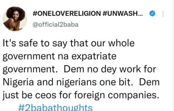 2face Idibia Nigeria politicians