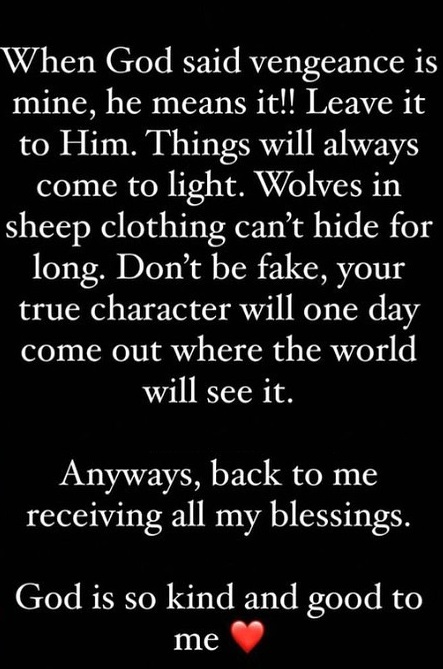 #BBNaija: "Wolves in sheep clothing can’t hide for long" - Boma's ex-wife throws shade
