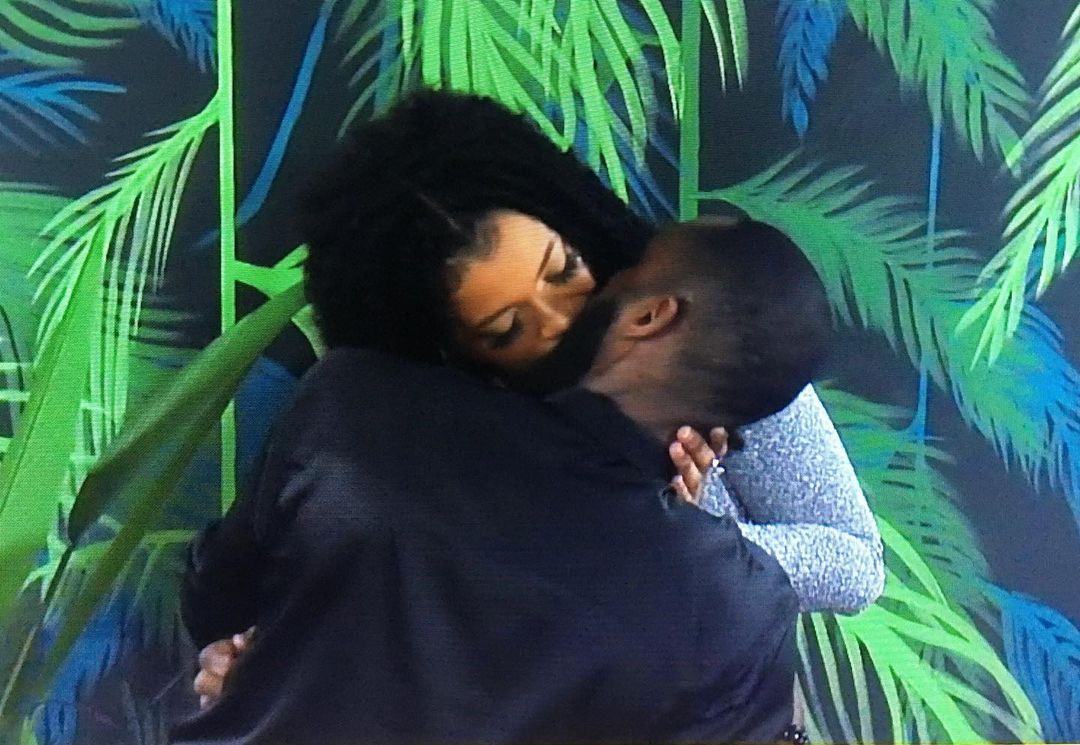 #BBNaija: Liquorose and Emmanuel share romantic evening, locks lips (Video)