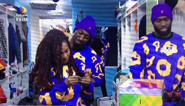 #BBNaija: "I would've done voluntary exit if you weren't in the house" — Saga to Nini (Video)