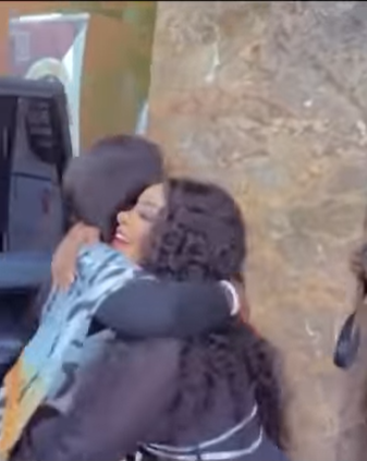#BBNaija: Moment Queen meets with mother following eviction (Video)
