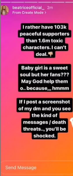 Beatrice liquorose fans supporters