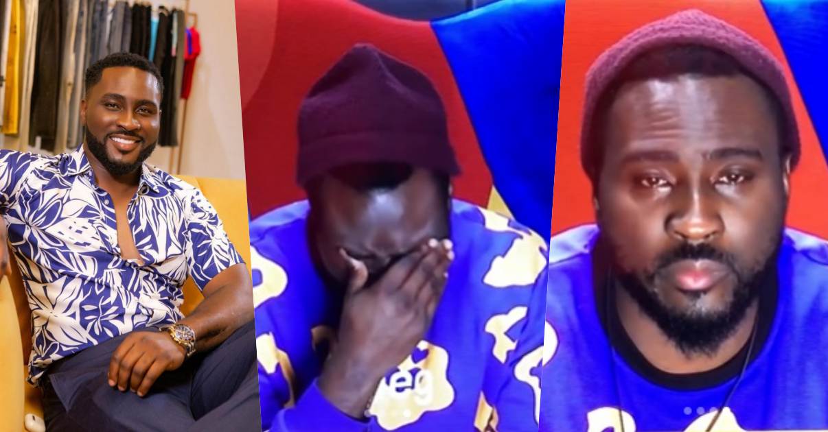 #BBNaija: "I hope you're still waiting for me" – Pere in tears while sending shoutout to girlfriend, mum (Video)