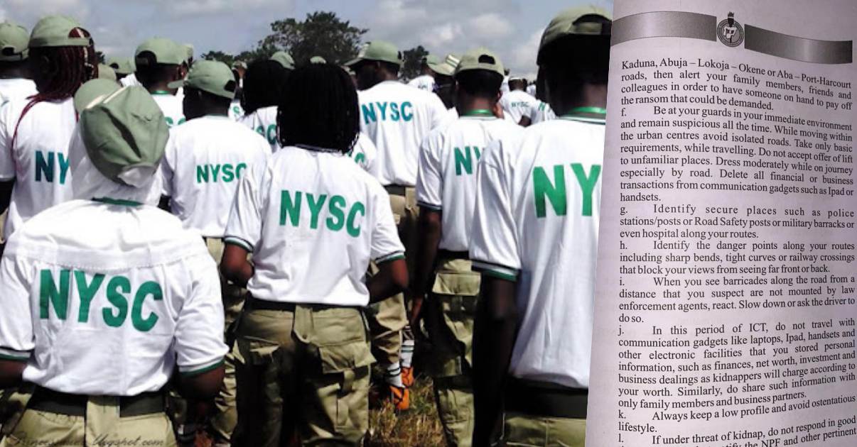 NYSC debunks claim urging corpers to make ransom available when using high-risk roads