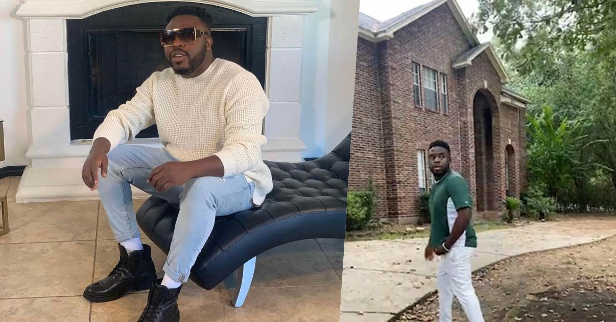 "Tag your politicians to come wash their money" - Samklef says as he shows off his 1st house in U.S (Video)