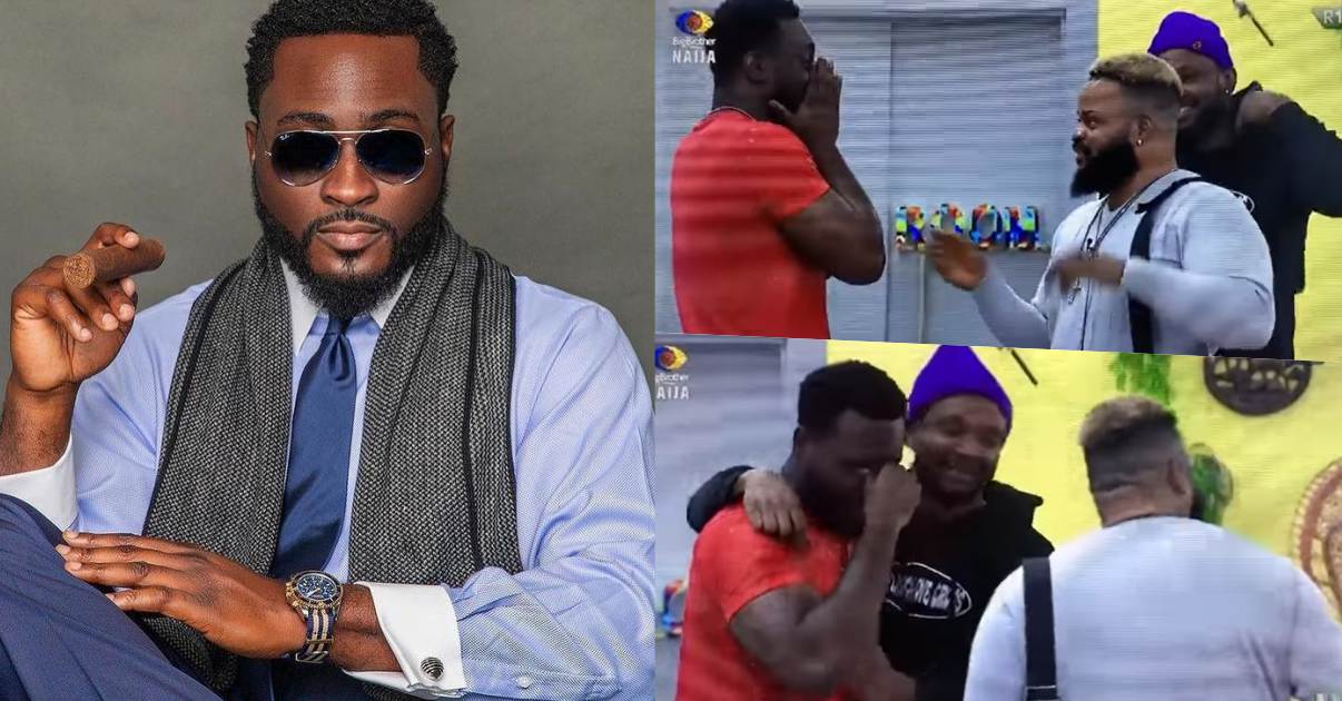 #BBNaija: Pere sheds warm tears after escaping eviction nomination (Video)