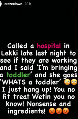 Craze Clown Hospital Toddler