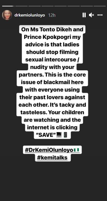 Kemi Olunloyo Tonto Kpokpogri