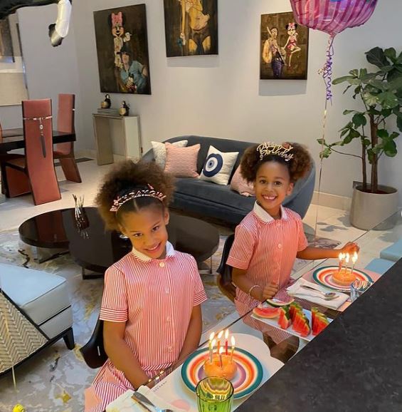 Mikel Obi Twin Daughters Birthday