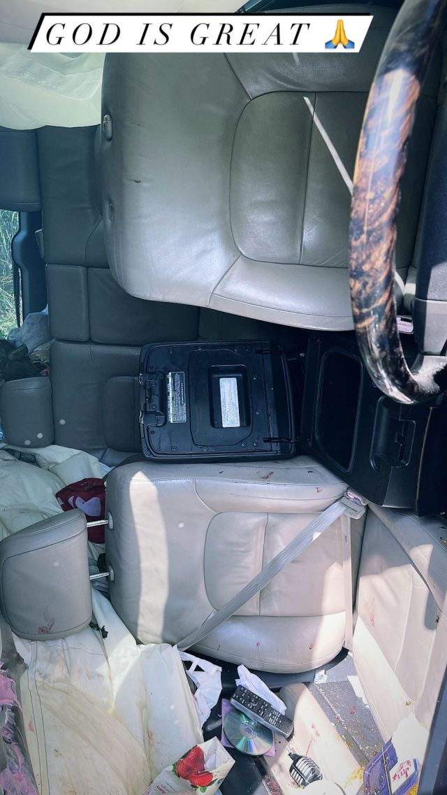 Oritsefemi Car Accident Motor